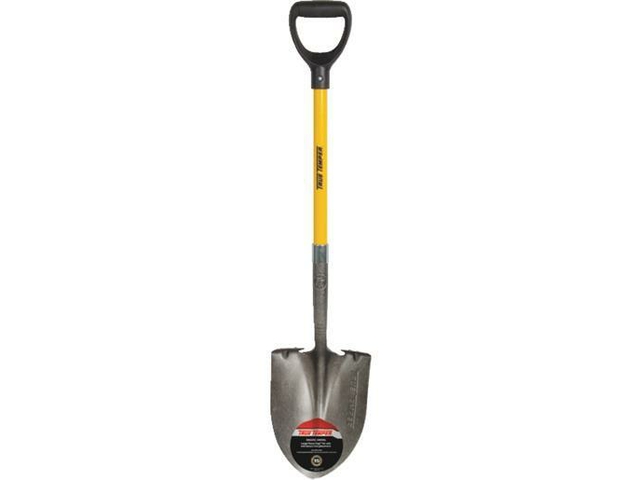 2586100 43 In. Round Point Shovel With Fiberglass Handle