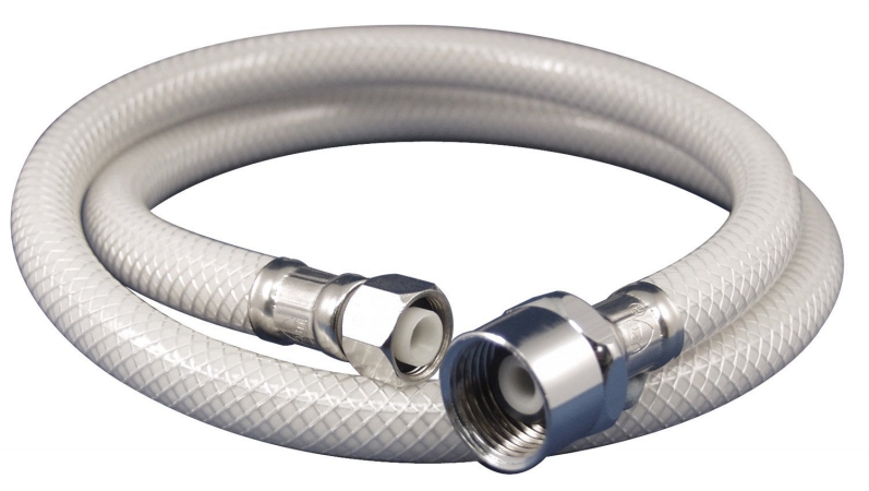 Low Lead Faucet Supply Line, 0.37 X 0.5 X 20 In.