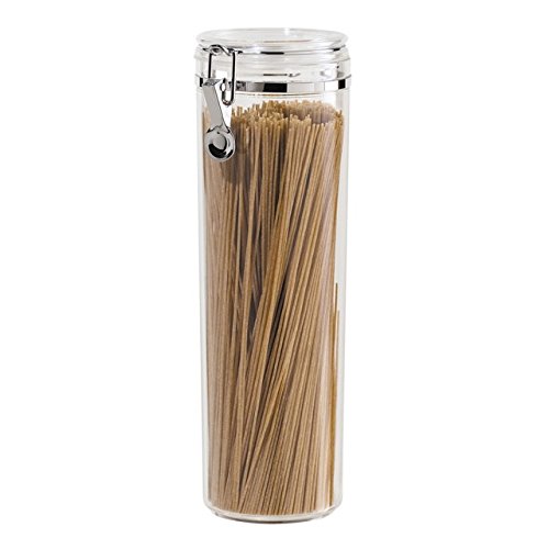 58 Oz Acrylic Airtight Pasta Canister With Clamp, Pack Of 6