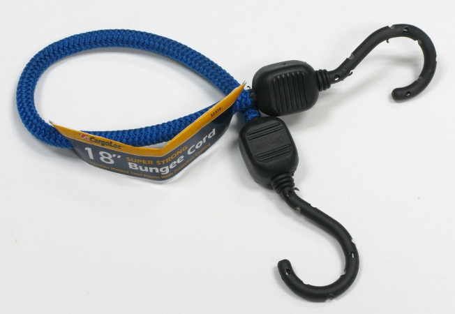 32370 18 In. Blue Injection Bungee Cord, Pack Of 10