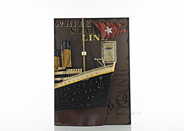 Aj044 Titanic Front Bow 3d Painting
