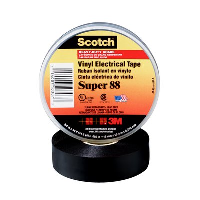Electrical 500-10331 Scotch Premium Vinyl Electrical Tape Super 88