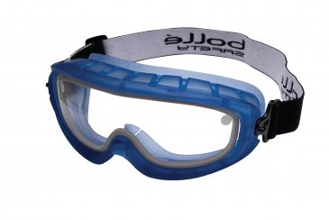 286-40197 Atom Goggle Dual Lens Clear Safety Shiny - Blue & Neo Strap