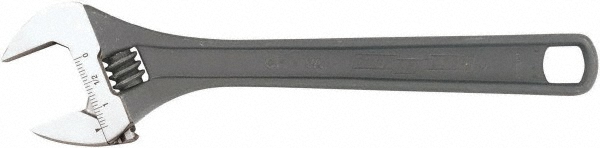 140-808nw-bulk 8 In. Black Phosphate Adjustable Wrench, Bulk