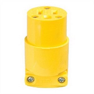 309-4887-box Armored Grounding Polarized Straight Blade Connector