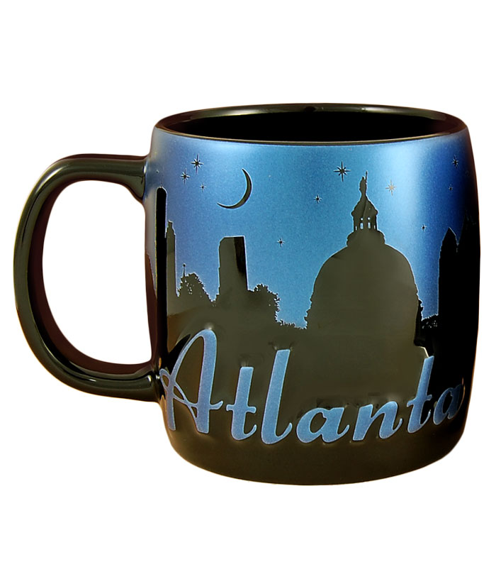 Smatl05 Atlanta 22 Oz Night Sky Silhouette Mug