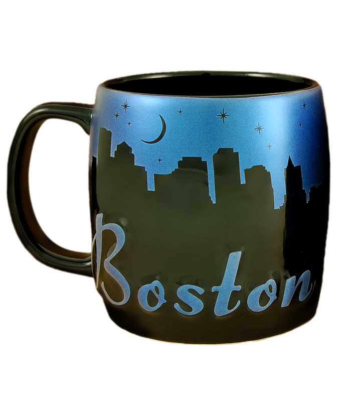 Smbos06 Boston 22 Oz Night Sky Silhouette Mug