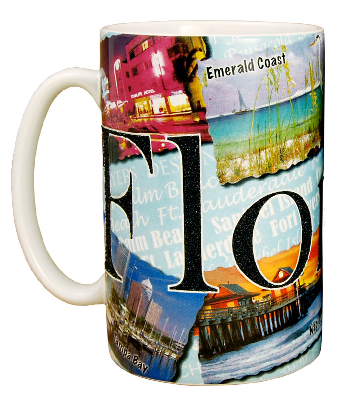 Smfla03 Florida 18 Oz Tall Color Etched Mug
