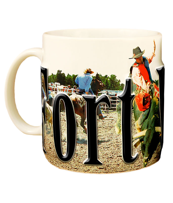 Smftw01 Fort Worth 18 Oz Full Color Relief Mug