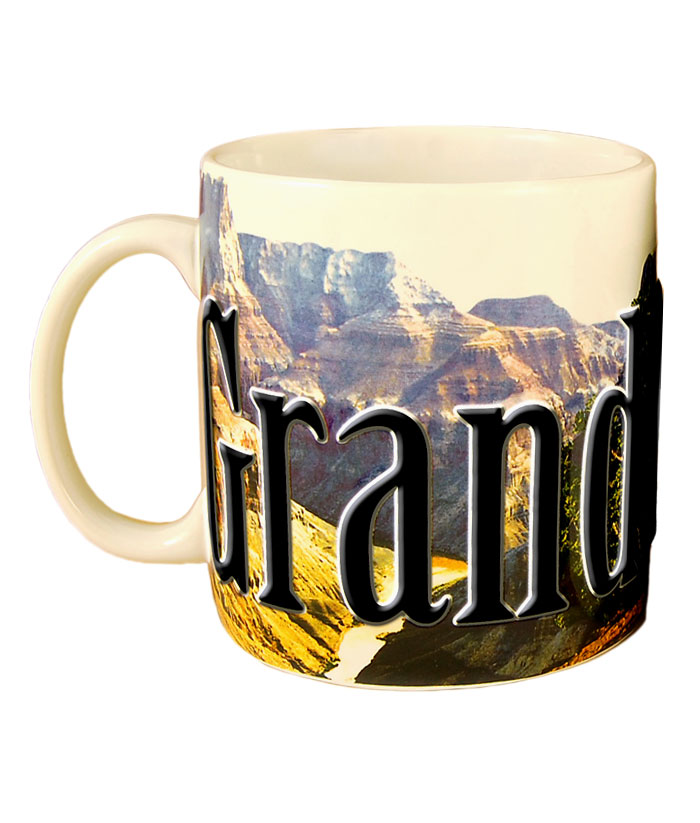Smgrc01 Grand Canyon 18 Oz Full Color Relief Mug