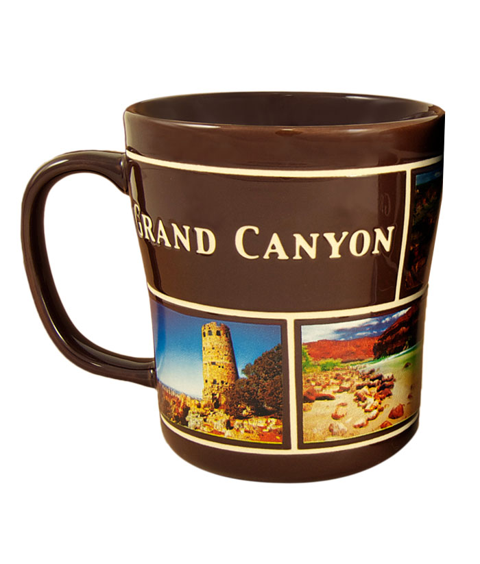 Smgrc03 Grand Canyon 18 Oz Etched Panel Mug