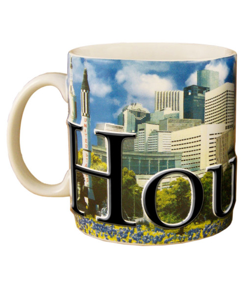 Smhou01 Houston 18 Oz Full Color Relief Mug