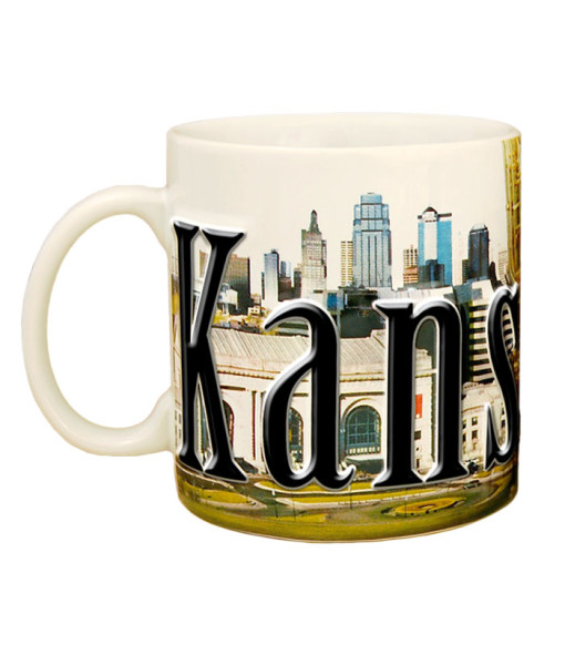 Smknc01 Kansas City 18 Oz Full Color Relief Mug