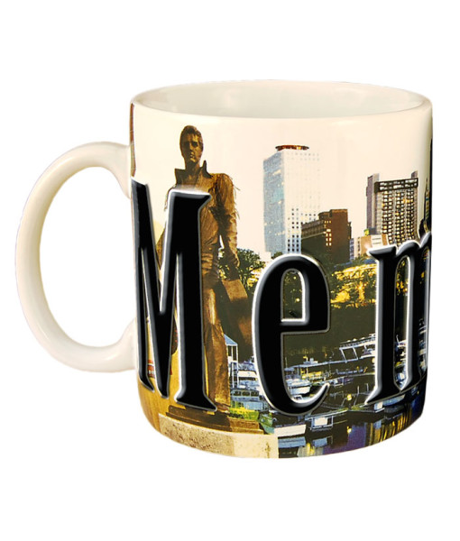 Smmem01 Memphis 18 Oz Full Color Relief Mug