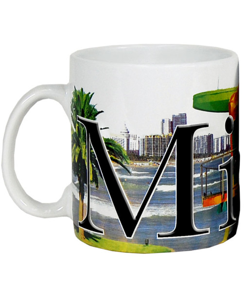 Smmia04 Miami 18 Oz Full Color Relief Mug