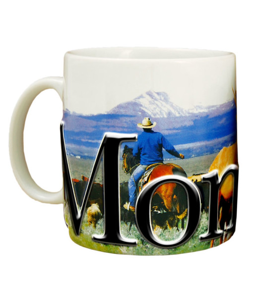 Smmon01 Montana 18 Oz Full Color Relief Mug