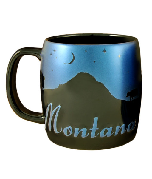 Smmon03 Montana 22 Oz Night Sky Silhouette Mug