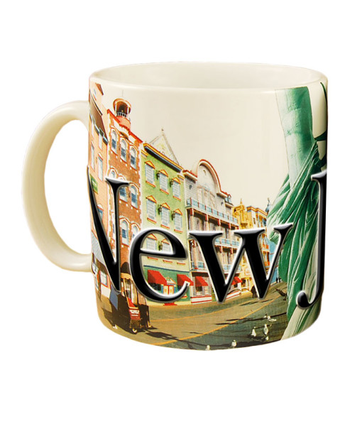 Smnjy02 New Jersey 18 Oz Full Color Relief Mug