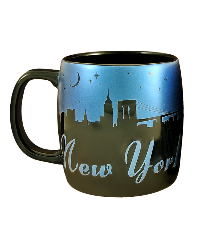 Smnyc08 New York 22 Oz Night Sky Silhouette Mug