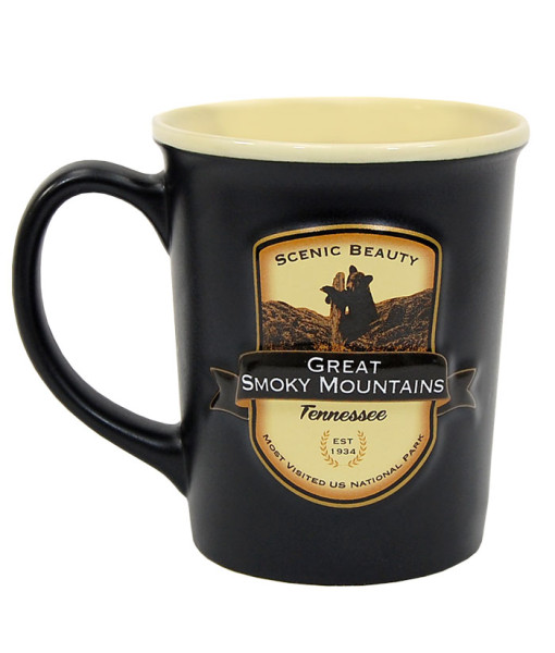 Semsmt01 Smoky Mountains Emblem Mug
