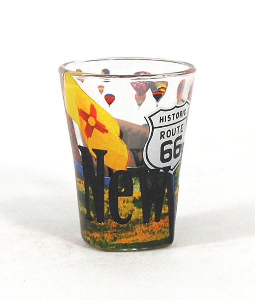 Sgnmx01 New Mexico Full Color Etched Shot Glass