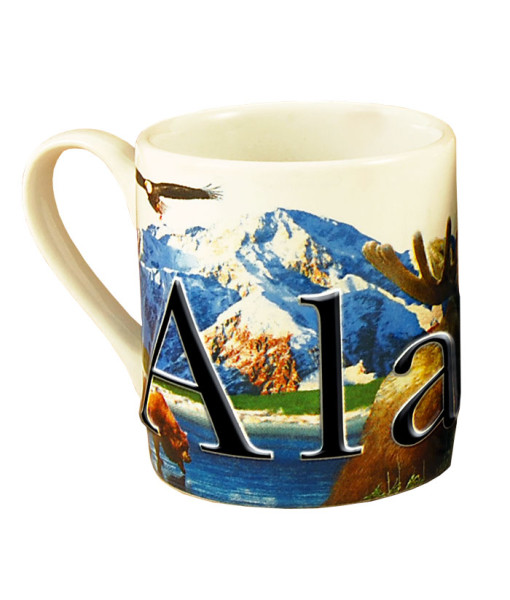 Mmala04 Alaska Full Color Relief Mini Mug