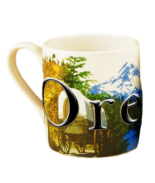 Mmore01 Oregon Full Color Relief Mini Mug