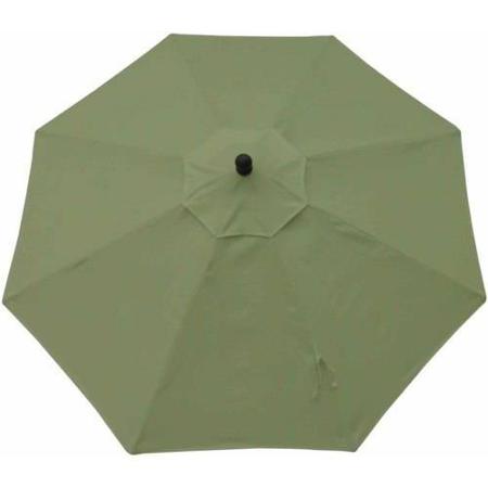 Um90rzsb2021 Resort 9 Ft. Market Umbrella With Windvent, Bronze Frame Finish - Canvas Fern Sunbrella Fabric