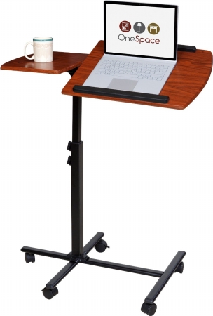 50-jn01 Angle & Height Adjustable Mobile Laptop Computer Desk With Dual Surface