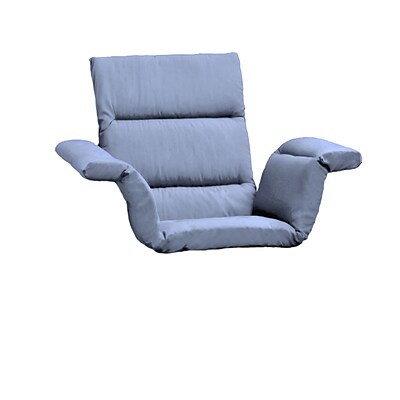 207-0-lbl Total Chair & Wheel Chair Cushion, Light Blue