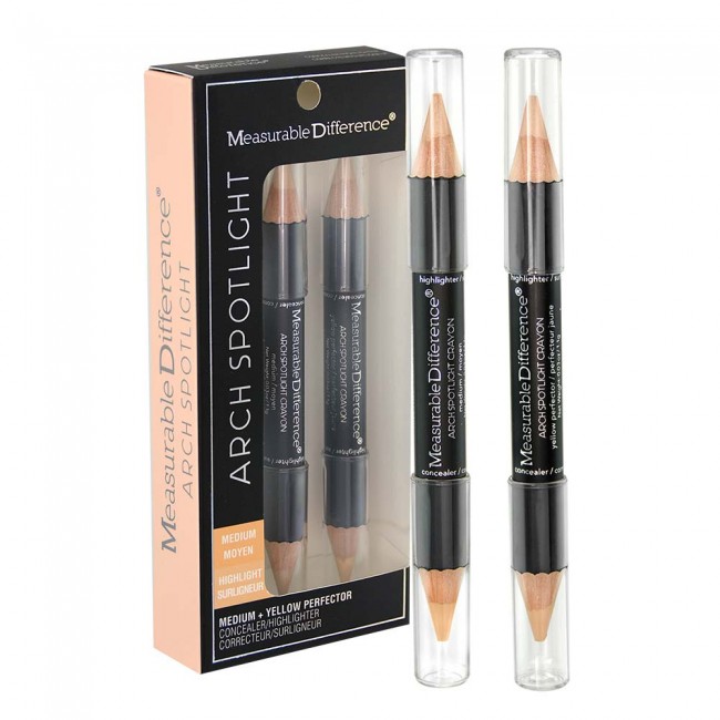 7742 Measurable Difference Arch Spotlight Duo Sided Concealer Kit, Medium & Yellow - 2-piece
