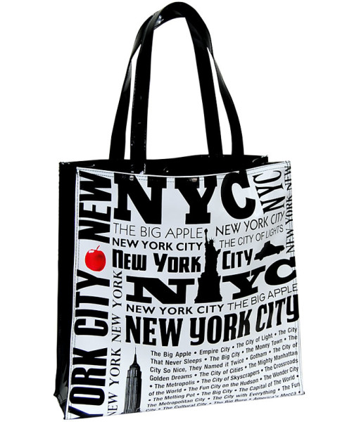 Vtbnyc01 New York Vinyl Cosmo Bag