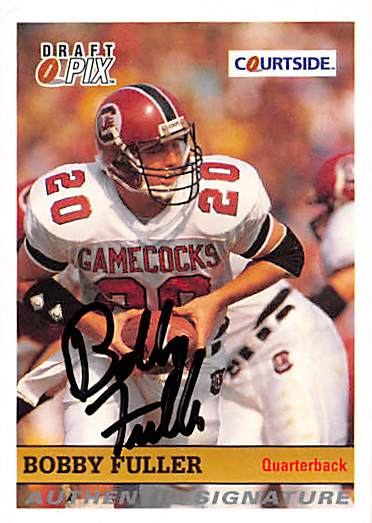 UPC 818125000566 product image for 124441 South Carolina 1992 Courtside Draft Pix No. 82 Bobby Fuller ed Football C | upcitemdb.com