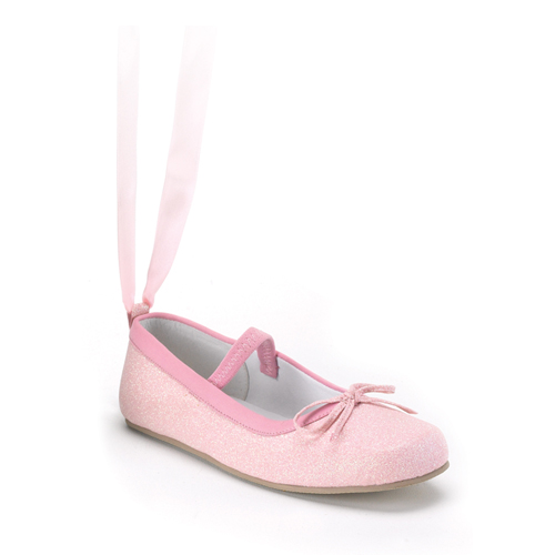 Funtasma Ballerina-01G B.Pink Glitter Children and amp;apos;s Ballerina Flat Size M