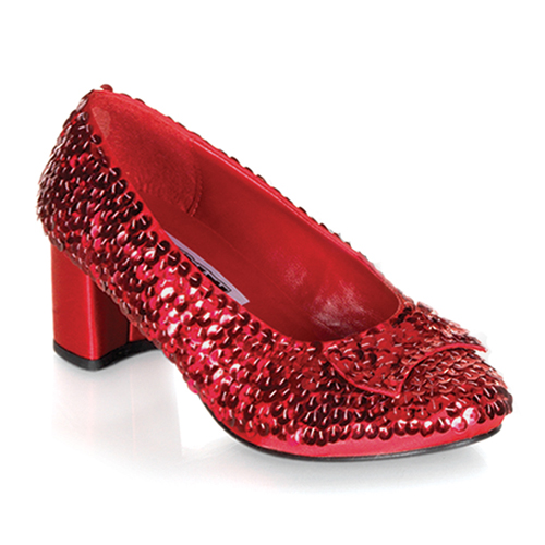 Funtasma Dorothy01X Red Sequins Wide Width Dorothy Shoes 2 Inch Size 12