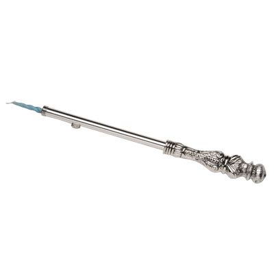 Alef Judaica CANLIT15 13 Inch Silver-Plated Candle Lighter
