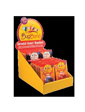 Bug Band 88719 Countertop Display - 24 Wristbands Bug Band 88719 Countertop Display - 24 Wristbands