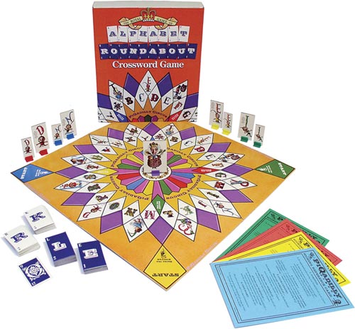 Chatham Hill Games Alphabet Roundabout Board Game