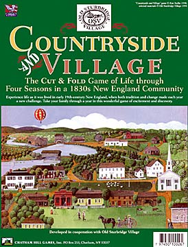 Chatham Hill Games Countryside And Village Paper Board Game