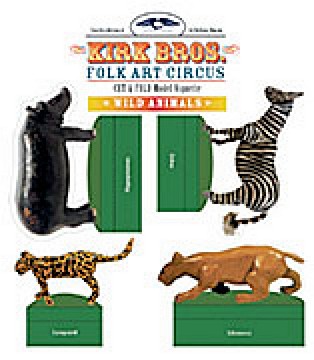 Chatham Hill Games Kirk's Circus Wild Animals Paper Cut-Out
