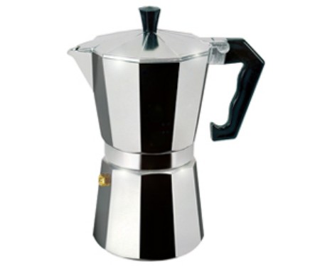 Cuisinox COF1000 1 Cup Aluminum Espresso Coffee Maker - Mirror Finish