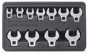 Kd Hand Tools 81908 11 Piece Sae Crowfoot Wrench Set