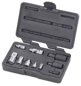 Kd Hand Tools 81205 10 Piece Universal And Adapter Set