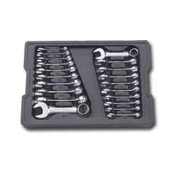 Kd Hand Tools 81903 20 Piece Sae/ Metric Stubby Wrench Set
