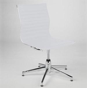 Eurostyle 00544 Otto Visitor Chair - White - Aluminum by Eurostyle