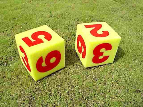 Everrich Evv-0019 Foam Dice With Numbers