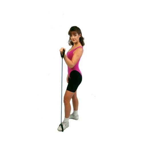 Cando 10-5555 - Tubing With Handles Exerciser - 36 Inches - Black - X-Heavy