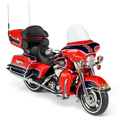 Feenix HD-MLB003-BOS Boston Red Sox Harley Davidson Motorcycle Scale Replica