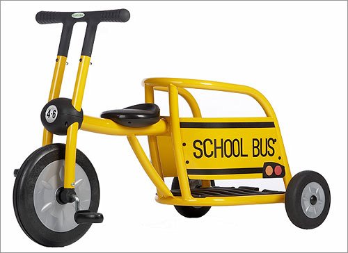 300-19 Sb Yellow Bus Tricycle