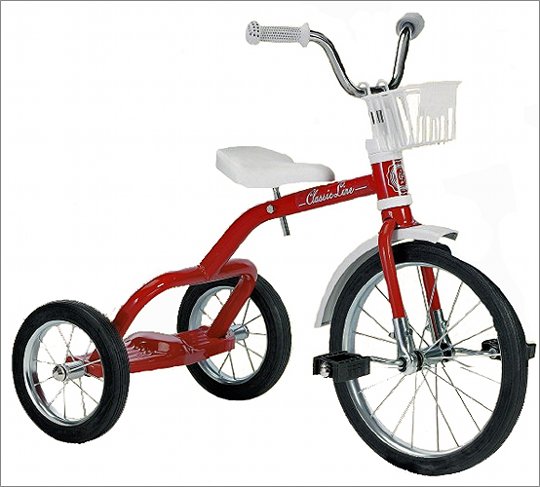 Italtrike 8216 CL 16 Inch Trike With Spoke Wheels - Red